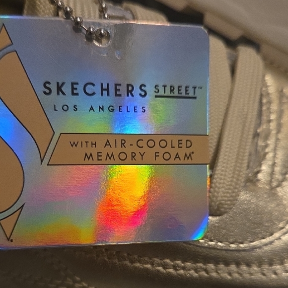 Skechers Women's Metallic Gold Sneakers - Picture 2 of 8